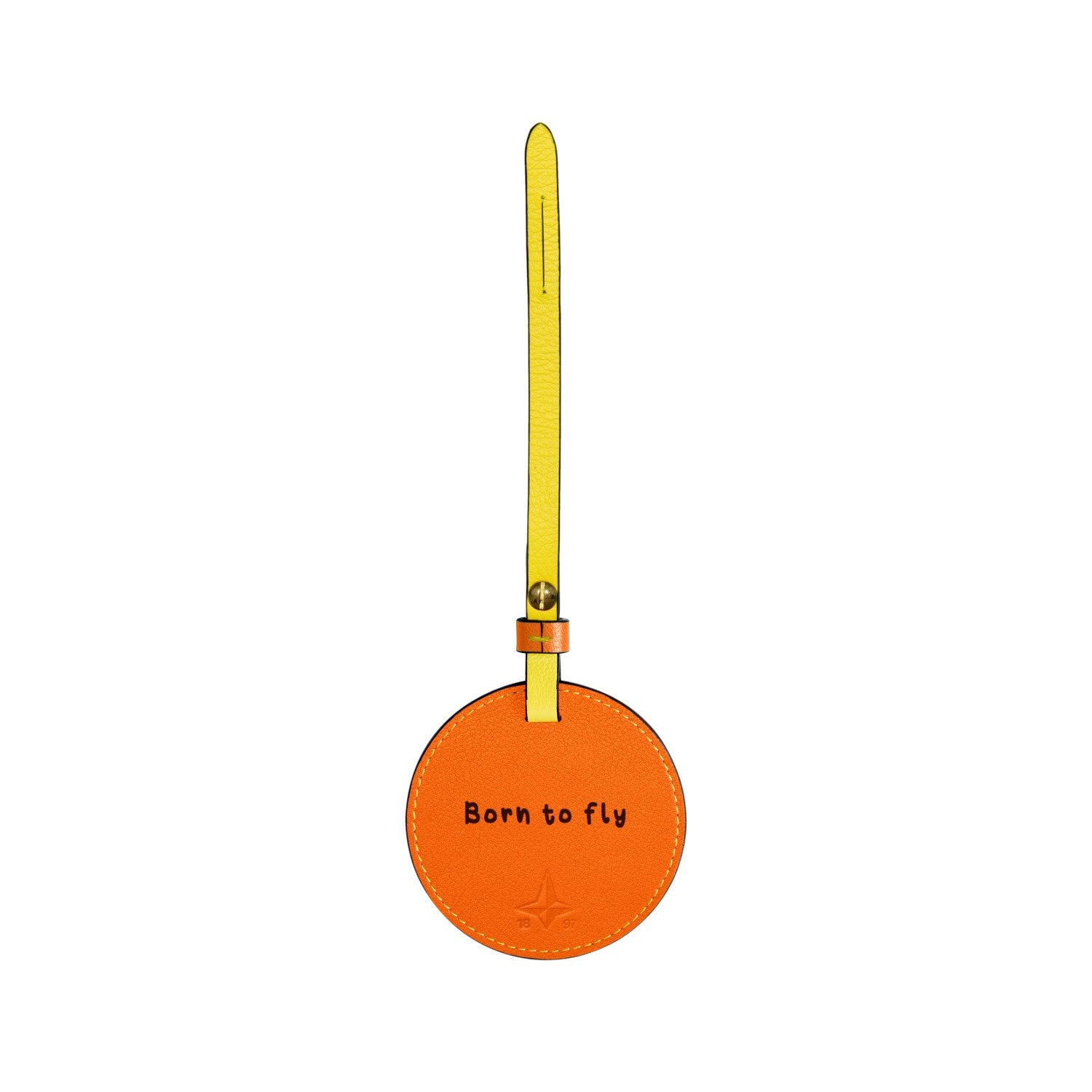 PEANUTS · Circle Charm | Blue/Orange
