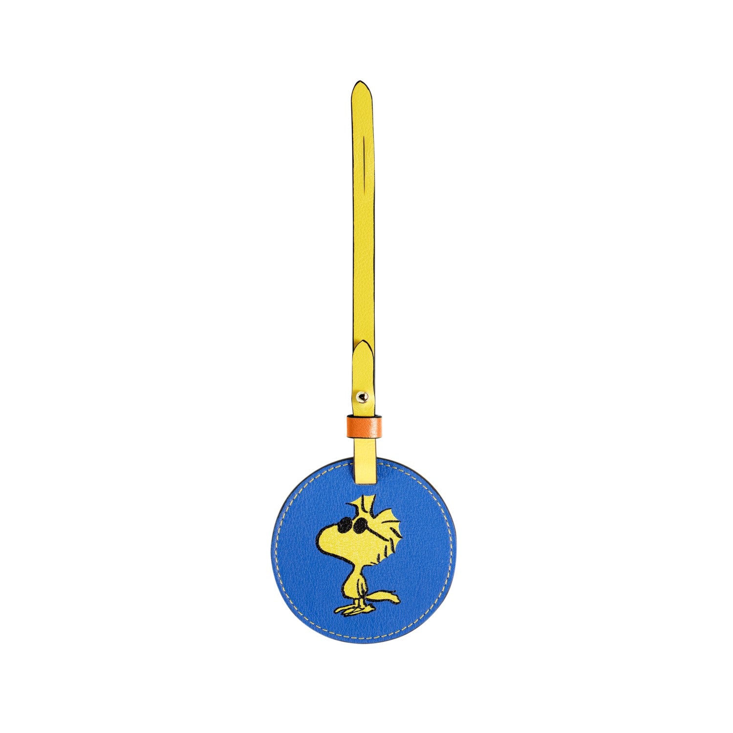 PEANUTS · Circle Charm | Blue/Orange