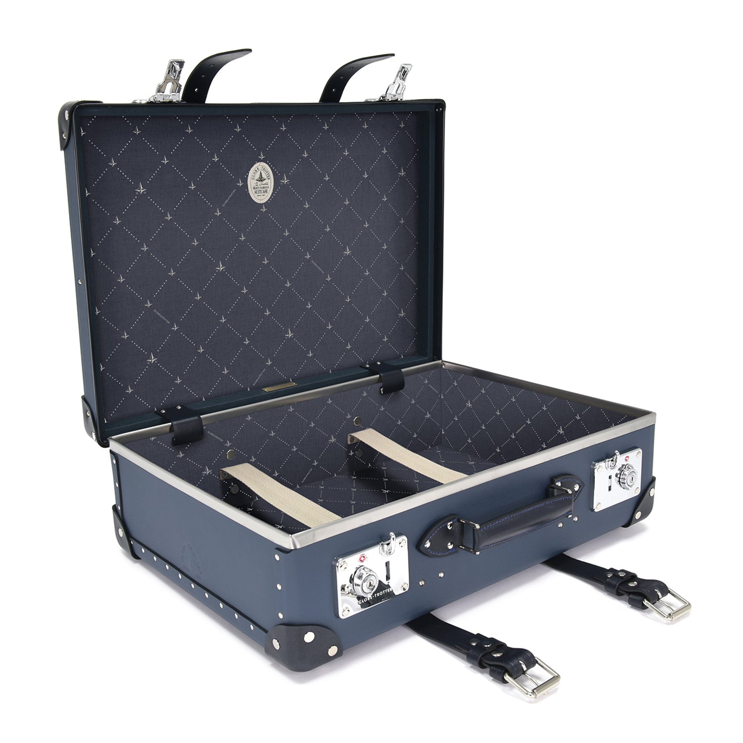 Centenary 125 · Suitcase | Navy/Navy - GLOBE-TROTTER