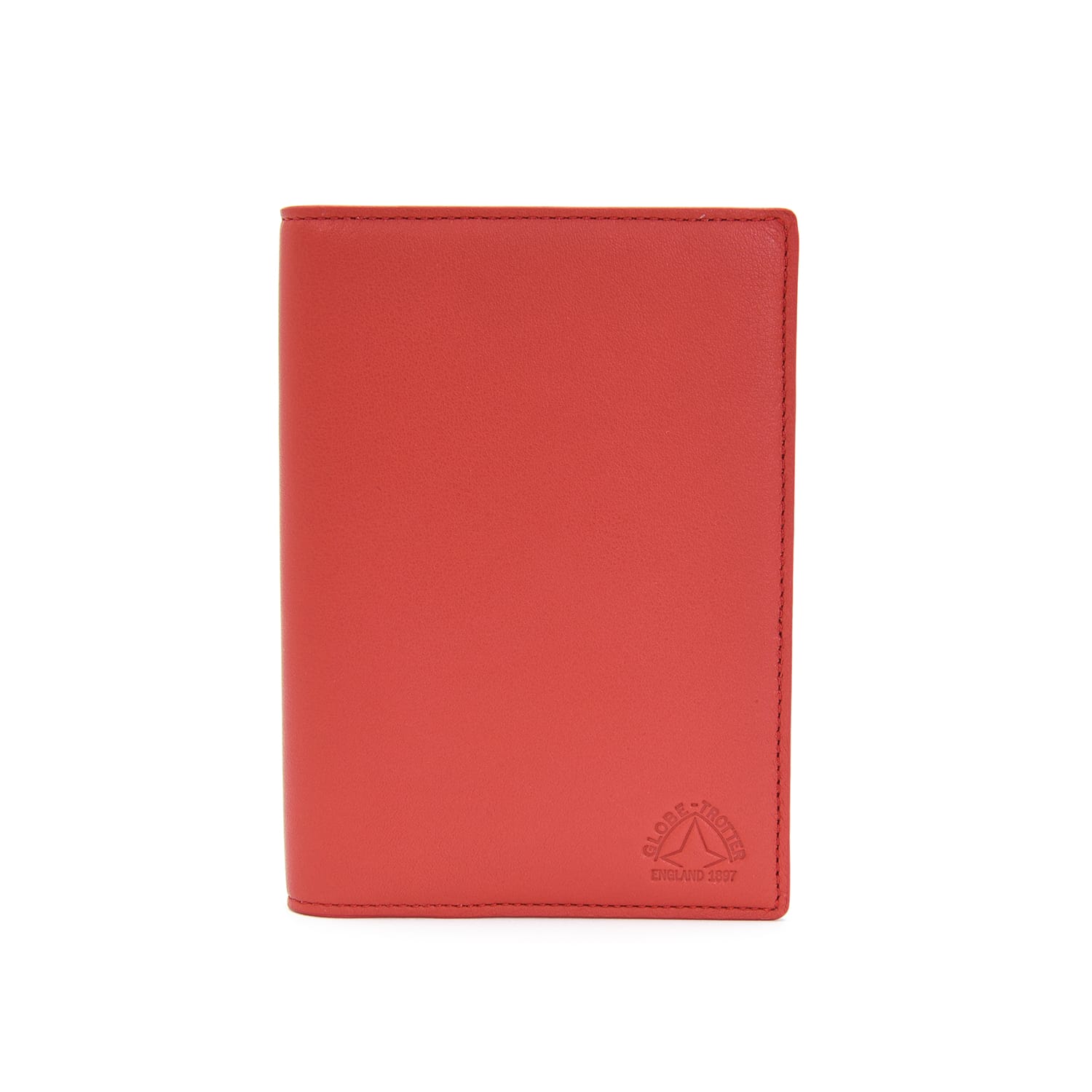 Centenary Leather · Passport Sleeve | Red - GLOBE-TROTTER