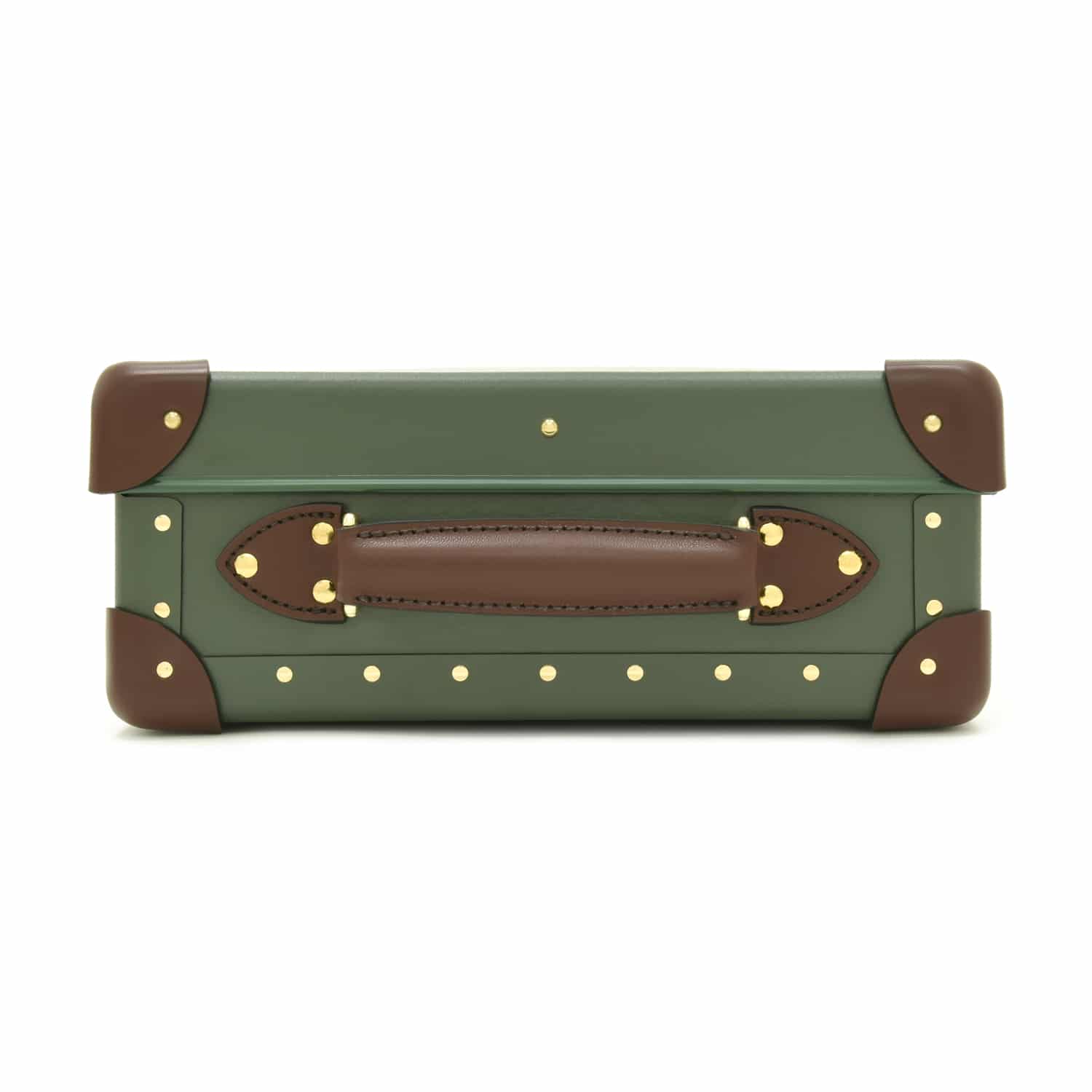 Centenary · 12-Slot Watch Case | Green/Brown - GLOBE-TROTTER