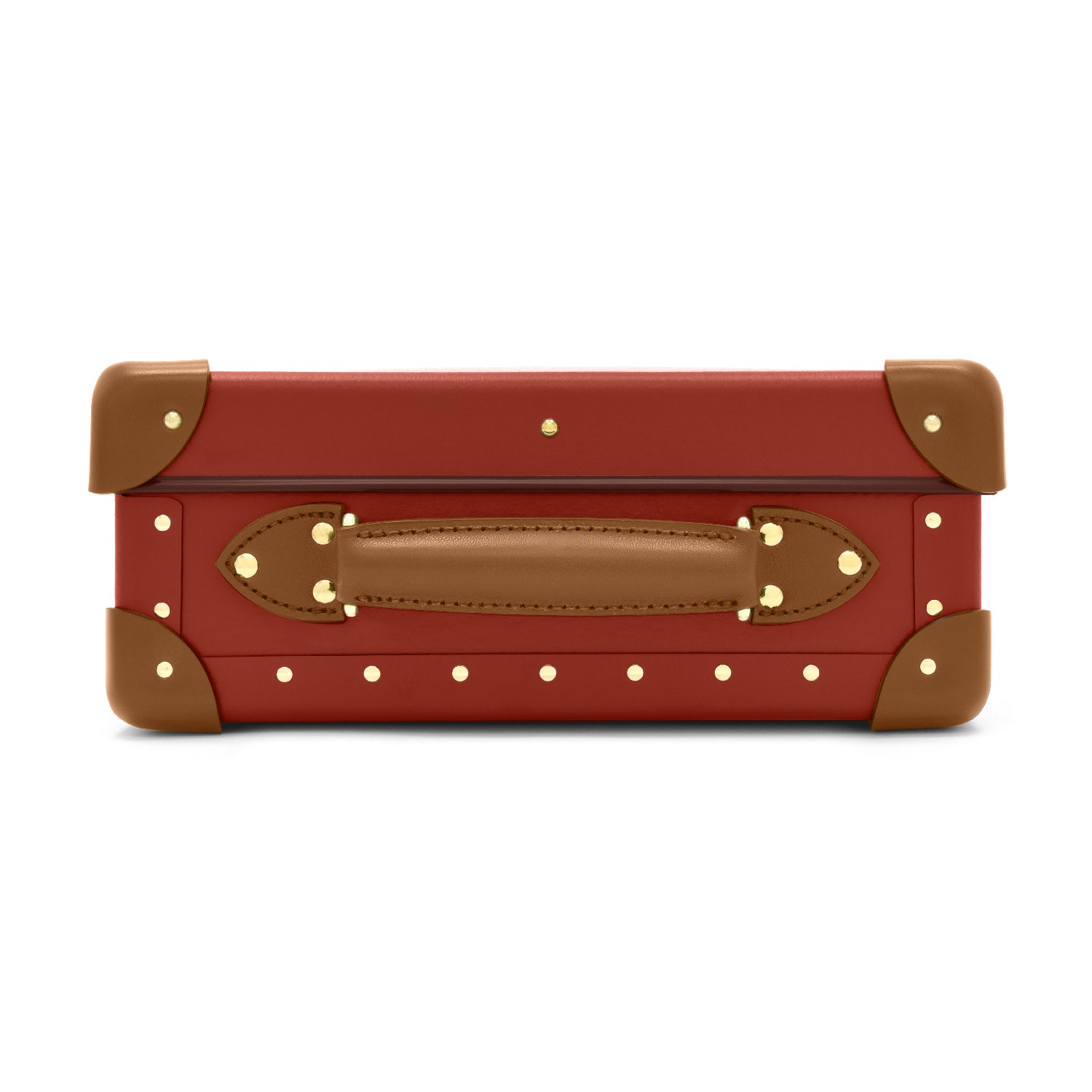 Centenary · 12-Slot Watch Case | Red/Caramel - GLOBE-TROTTER