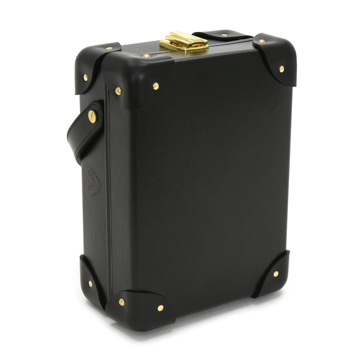 Centenary · 3-Slot Watch Case | Black/Black/Gold - GLOBE-TROTTER