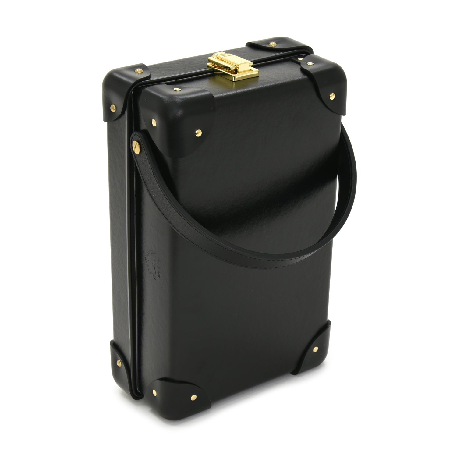 Centenary · 6-Slot Watch Case | Black/Black/Gold - GLOBE-TROTTER