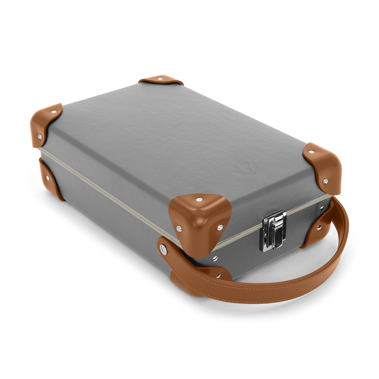 Centenary · 6-Slot Watch Case | Grey/Caramel - GLOBE-TROTTER