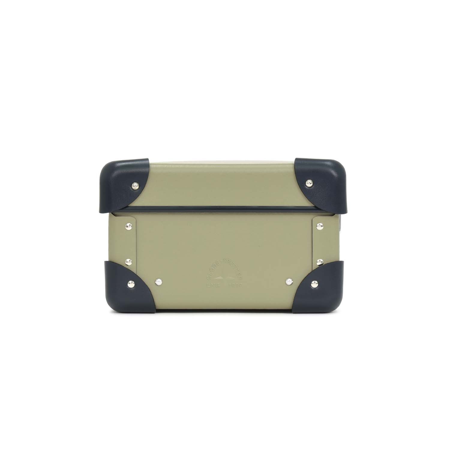 Centenary · 6-Slot Watch Case - Landscape | Olive/Navy/Chrome - GLOBE-TROTTER