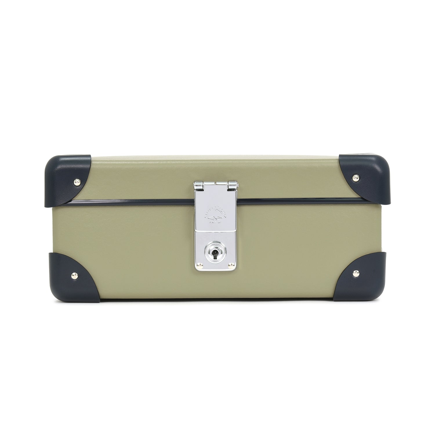 Centenary · 6-Slot Watch Case - Landscape | Olive/Navy/Chrome - GLOBE-TROTTER