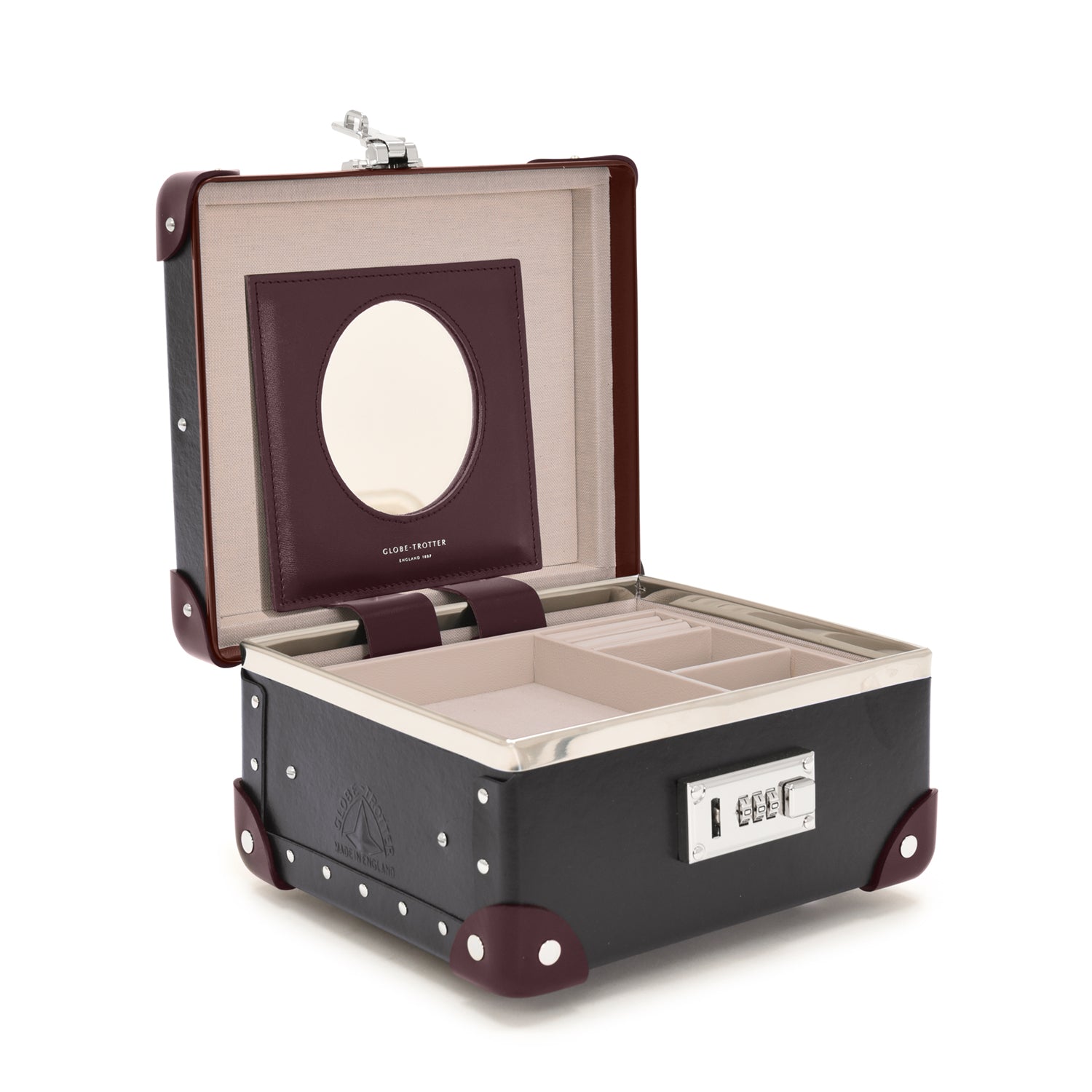 Centenary · Jewellery Case | Brown/Burgundy - GLOBE-TROTTER