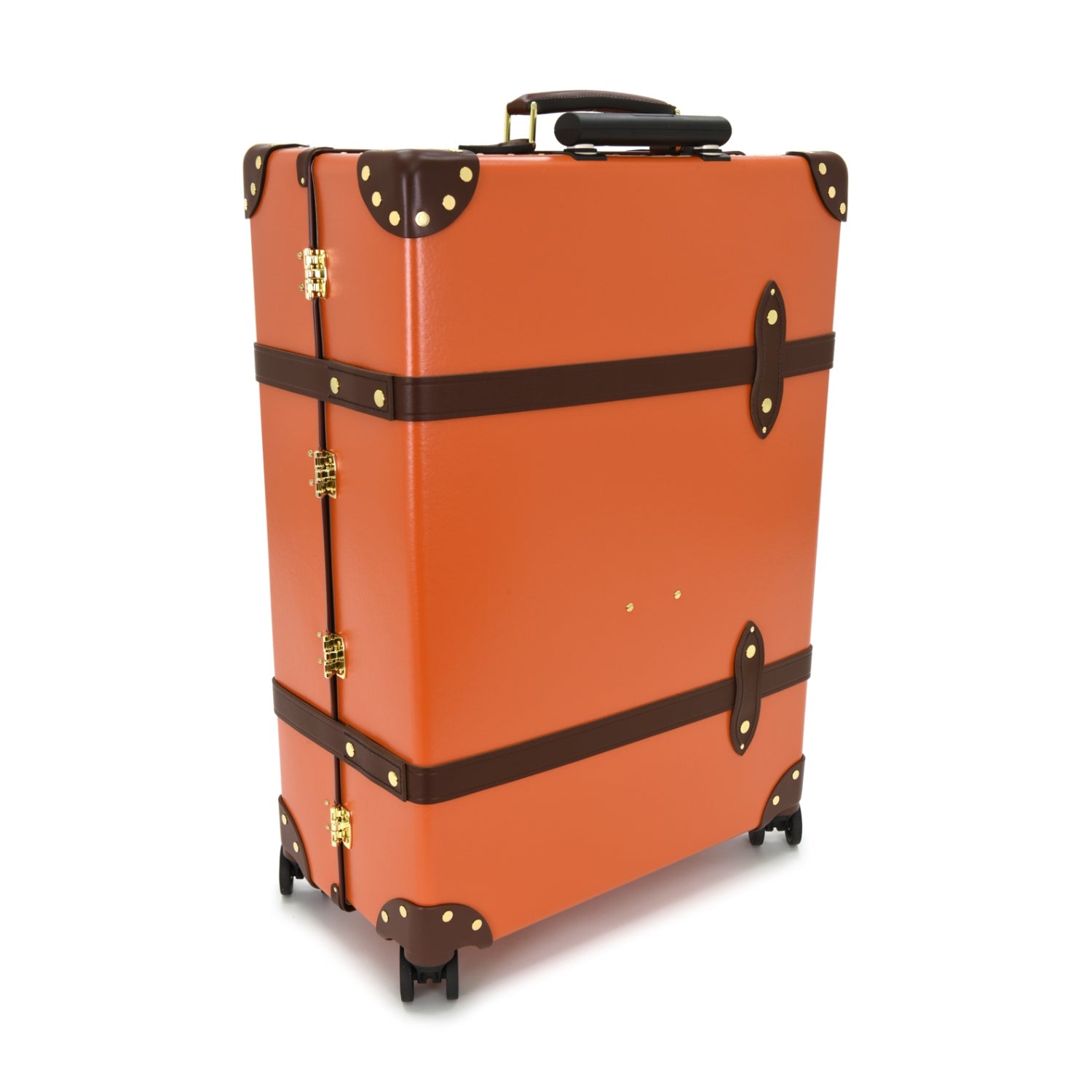 Centenary · Large Check-In - 4 Wheels | Marmalade/Brown - GLOBE-TROTTER