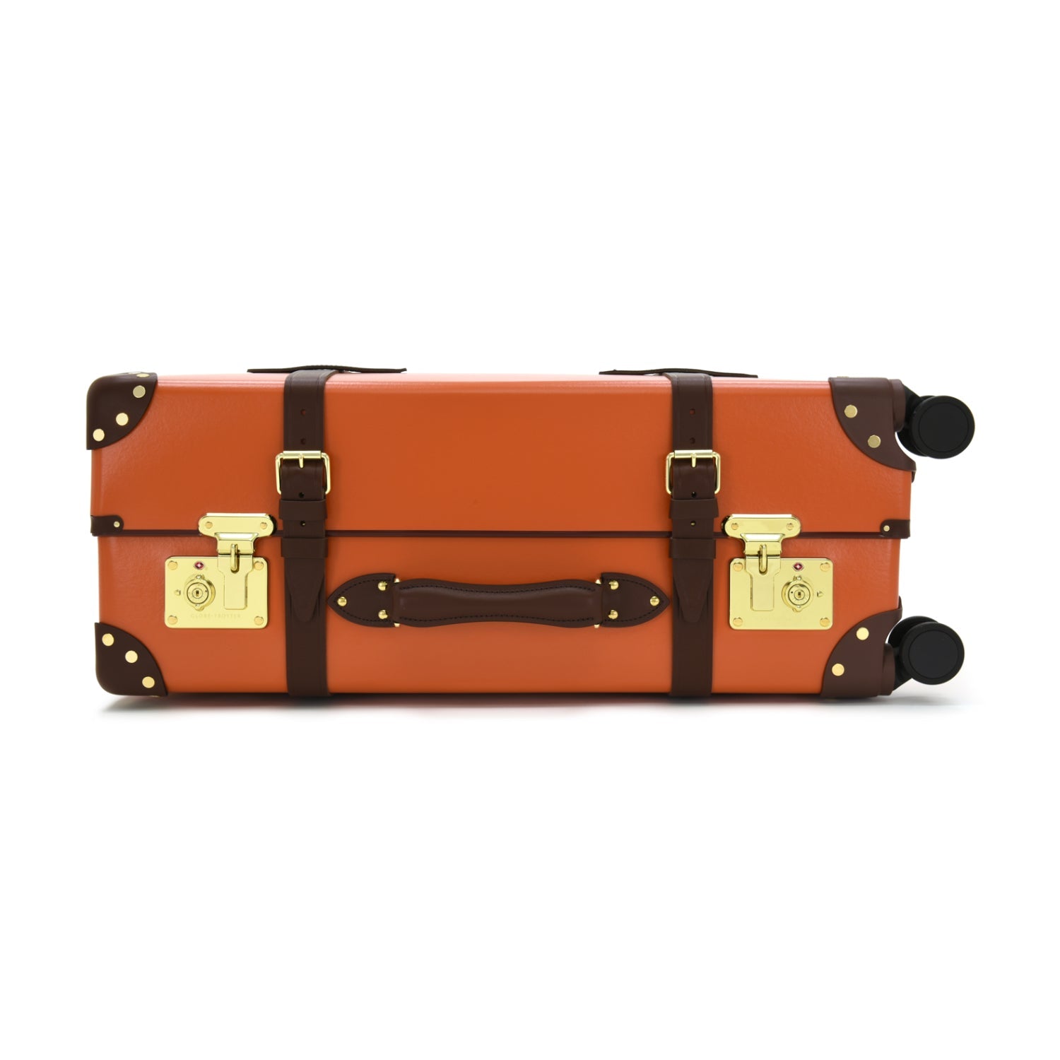 Centenary · Large Check-In - 4 Wheels | Marmalade/Brown - GLOBE-TROTTER