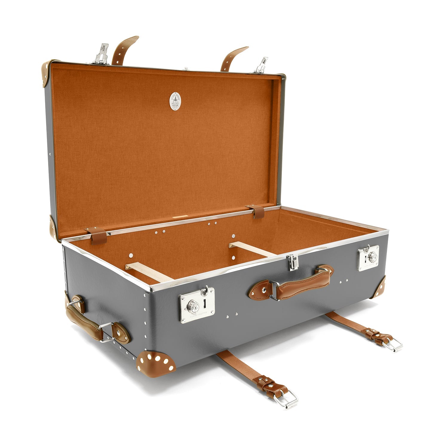 Centenary · Large Check-In | Grey/Caramel - GLOBE-TROTTER
