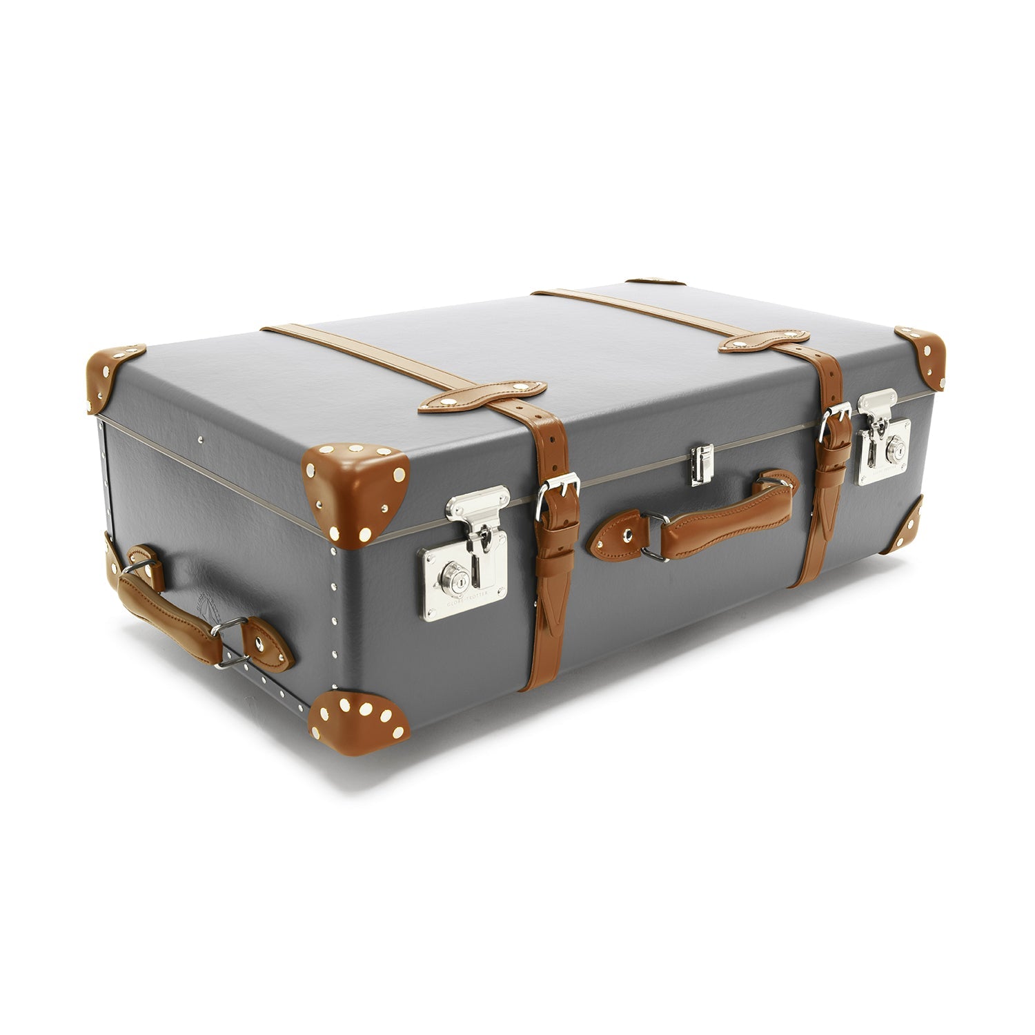 Centenary · Large Check-In | Grey/Caramel - GLOBE-TROTTER