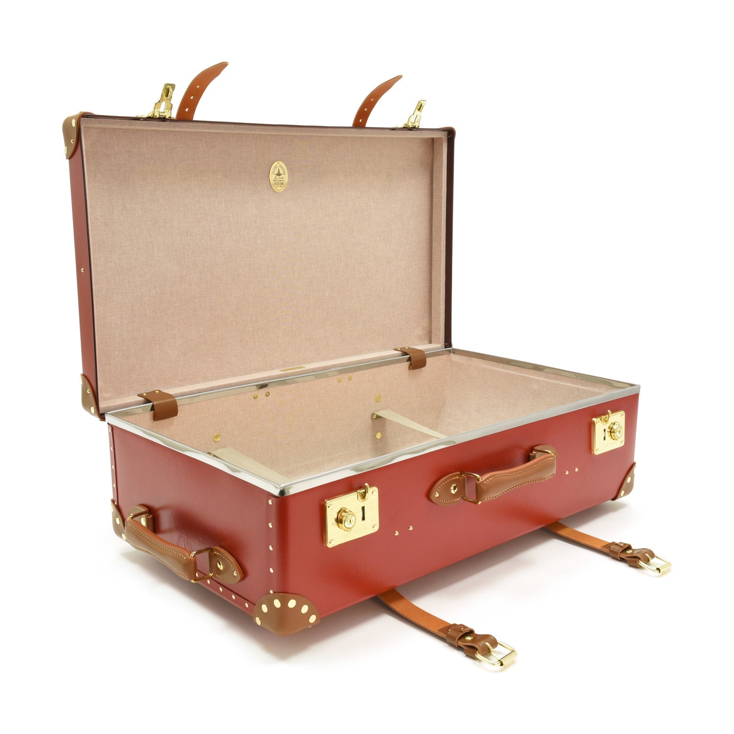 Centenary · Large Check-In | Red/Caramel - GLOBE-TROTTER