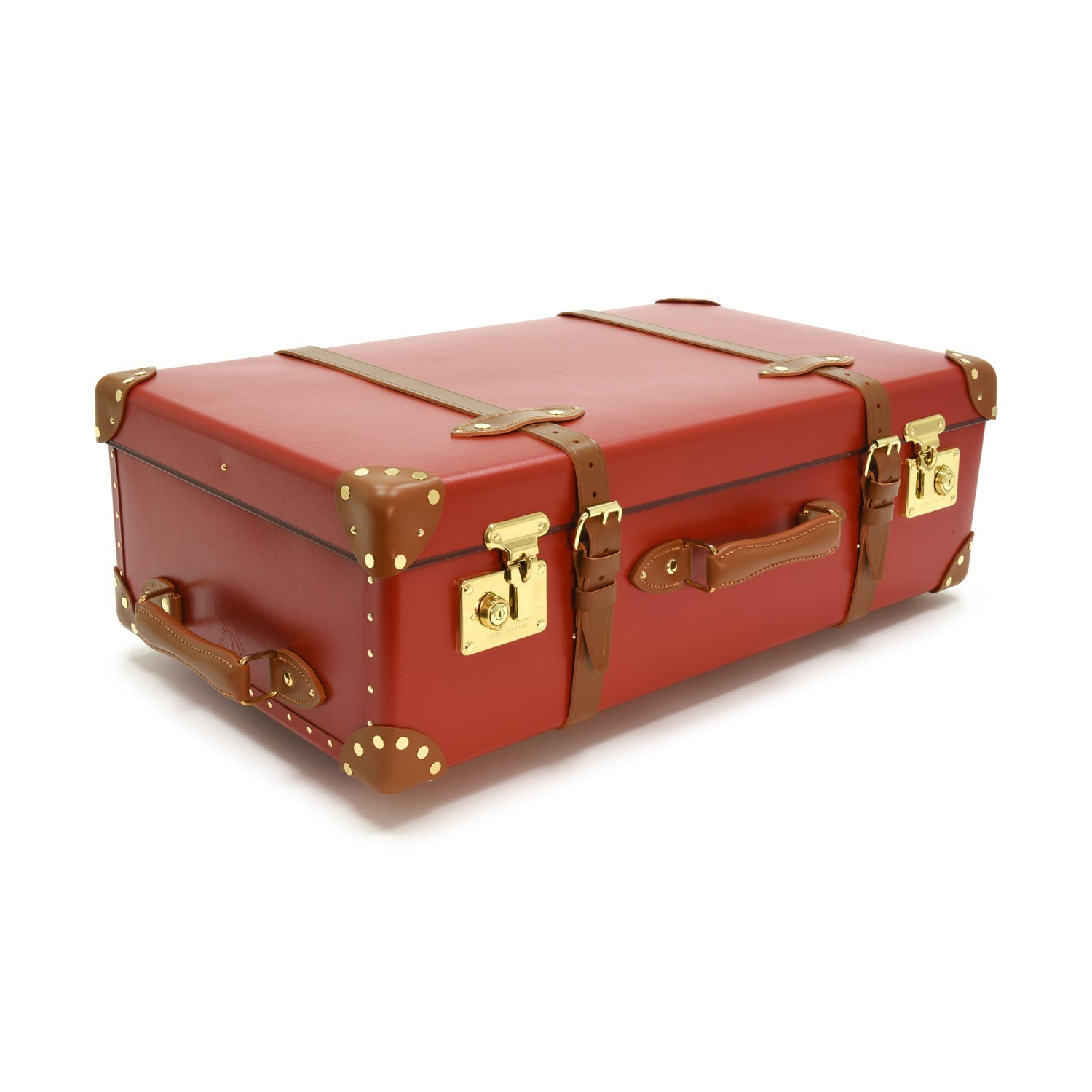 Centenary · Large Check-In | Red/Caramel - GLOBE-TROTTER