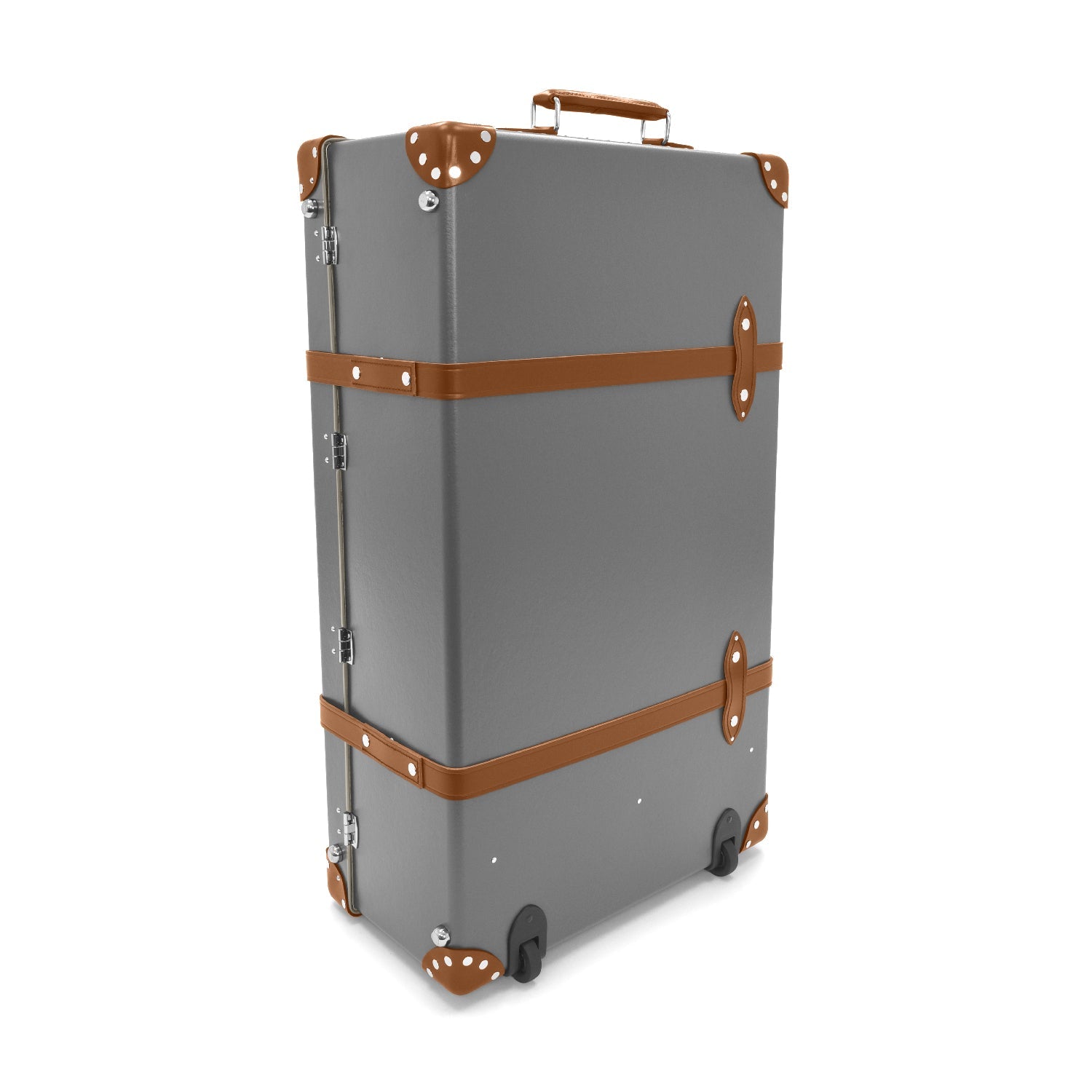 Centenary · Large Suitcase | Grey/Caramel - GLOBE-TROTTER