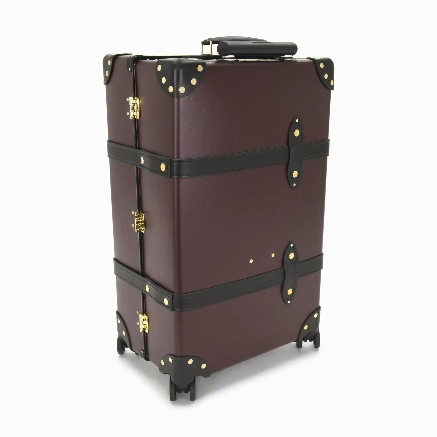 Centenary · Medium Check-In - 4 Wheels | Oxblood/Black - GLOBE-TROTTER