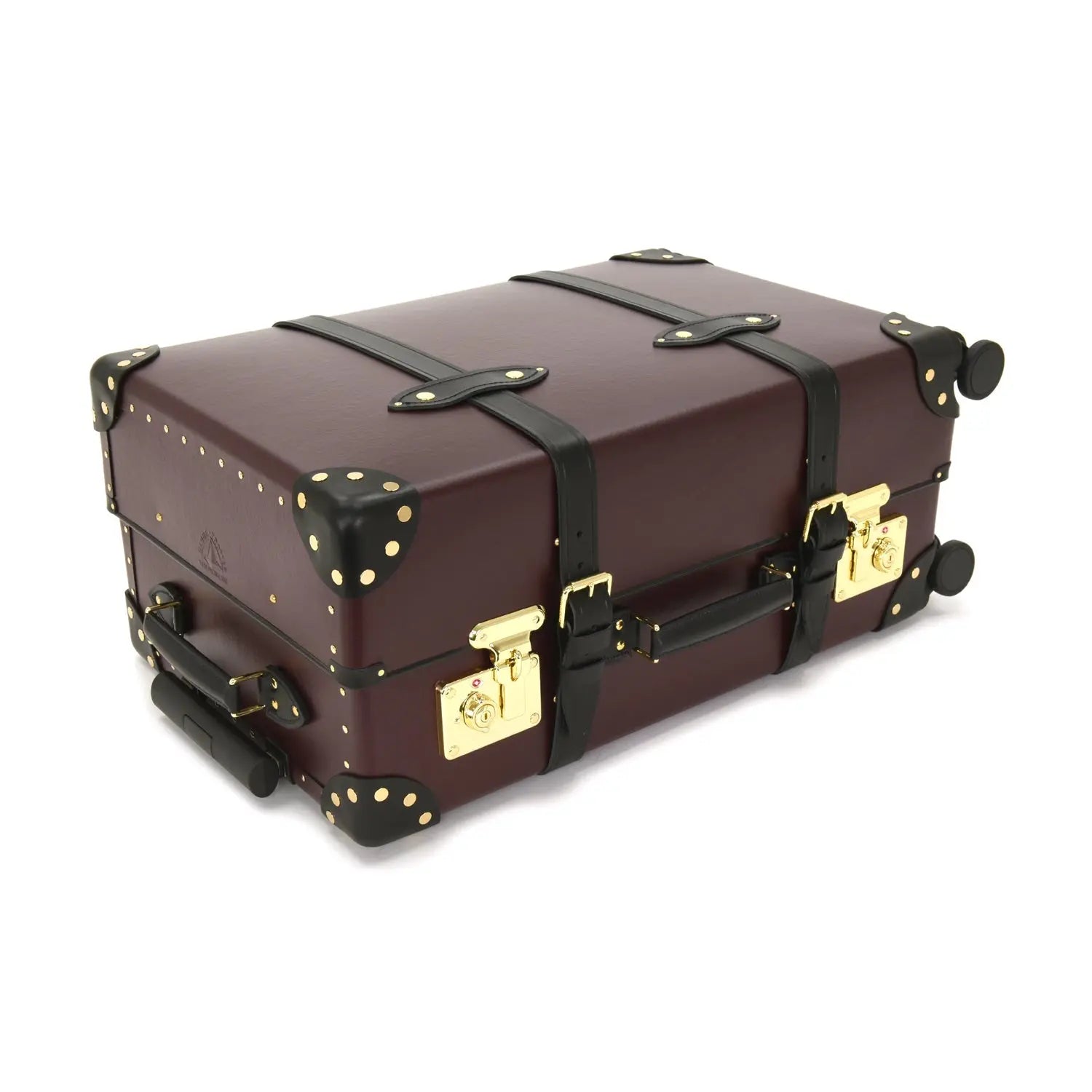 Centenary · Medium Check-In - 4 Wheels | Oxblood/Black - GLOBE-TROTTER