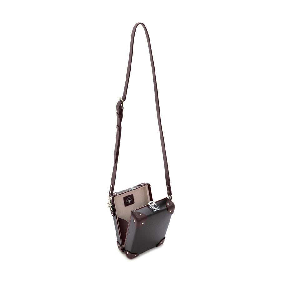 Centenary · Messenger Case | Brown/Burgundy/Chrome – first image