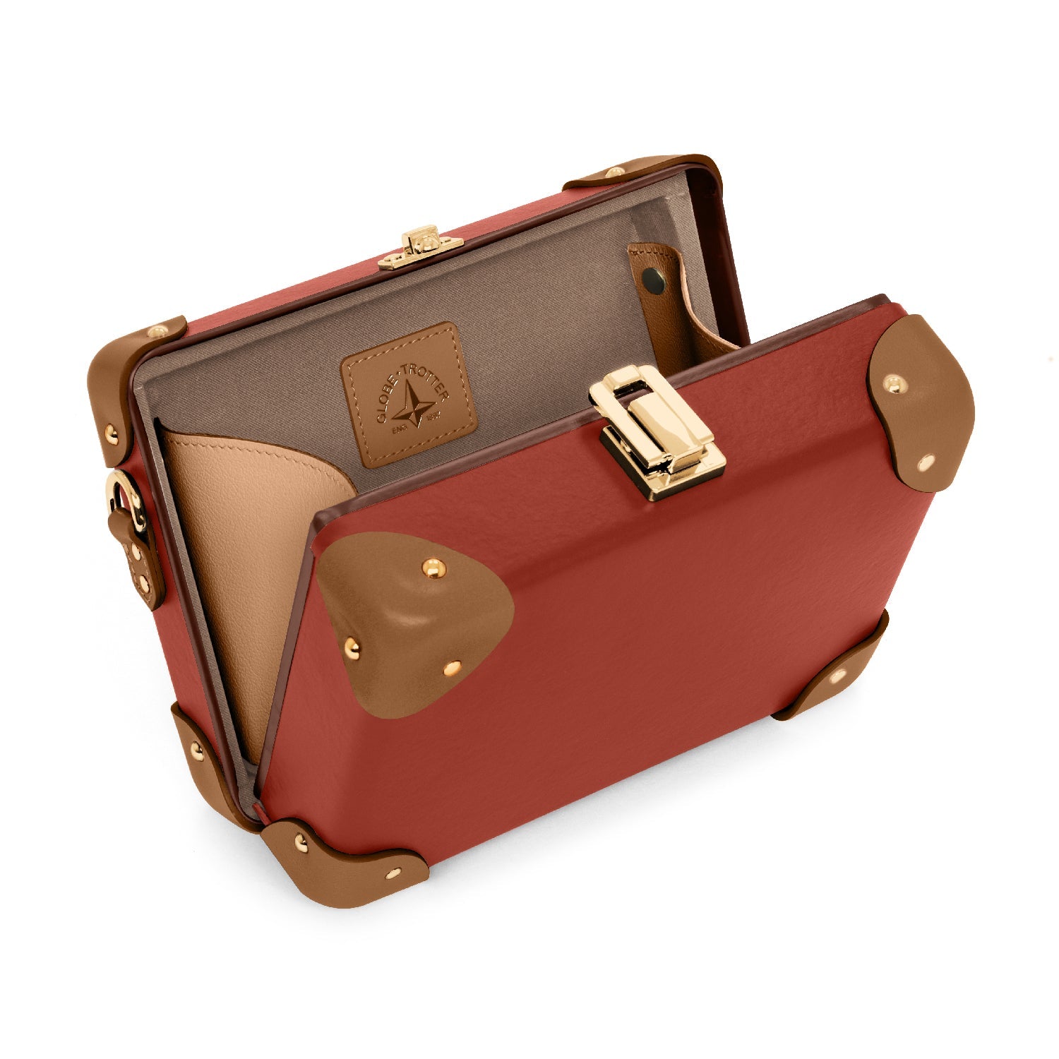 Centenary · Miniature Case | Red/Caramel - GLOBE-TROTTER