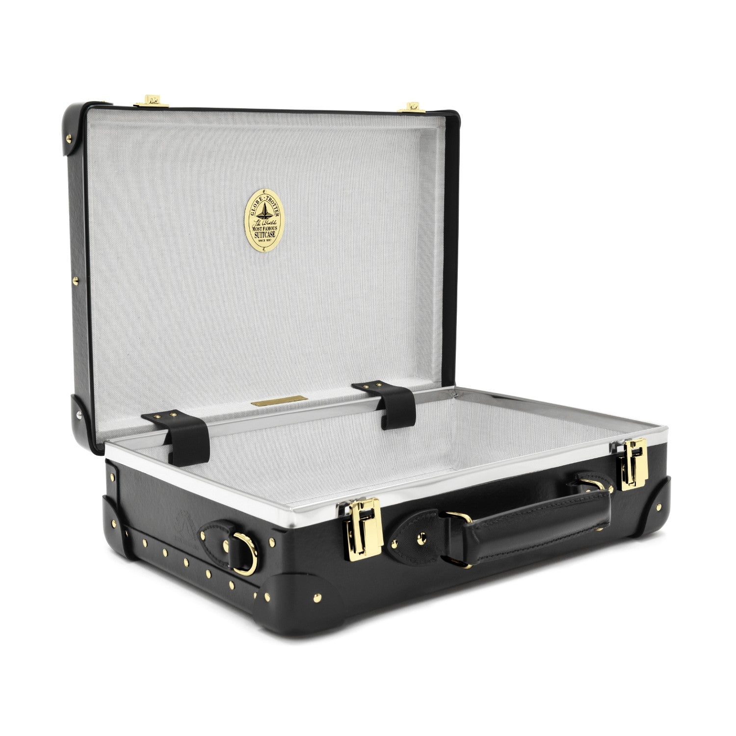 Centenary · Small Attaché | Black/Black/Gold - GLOBE-TROTTER