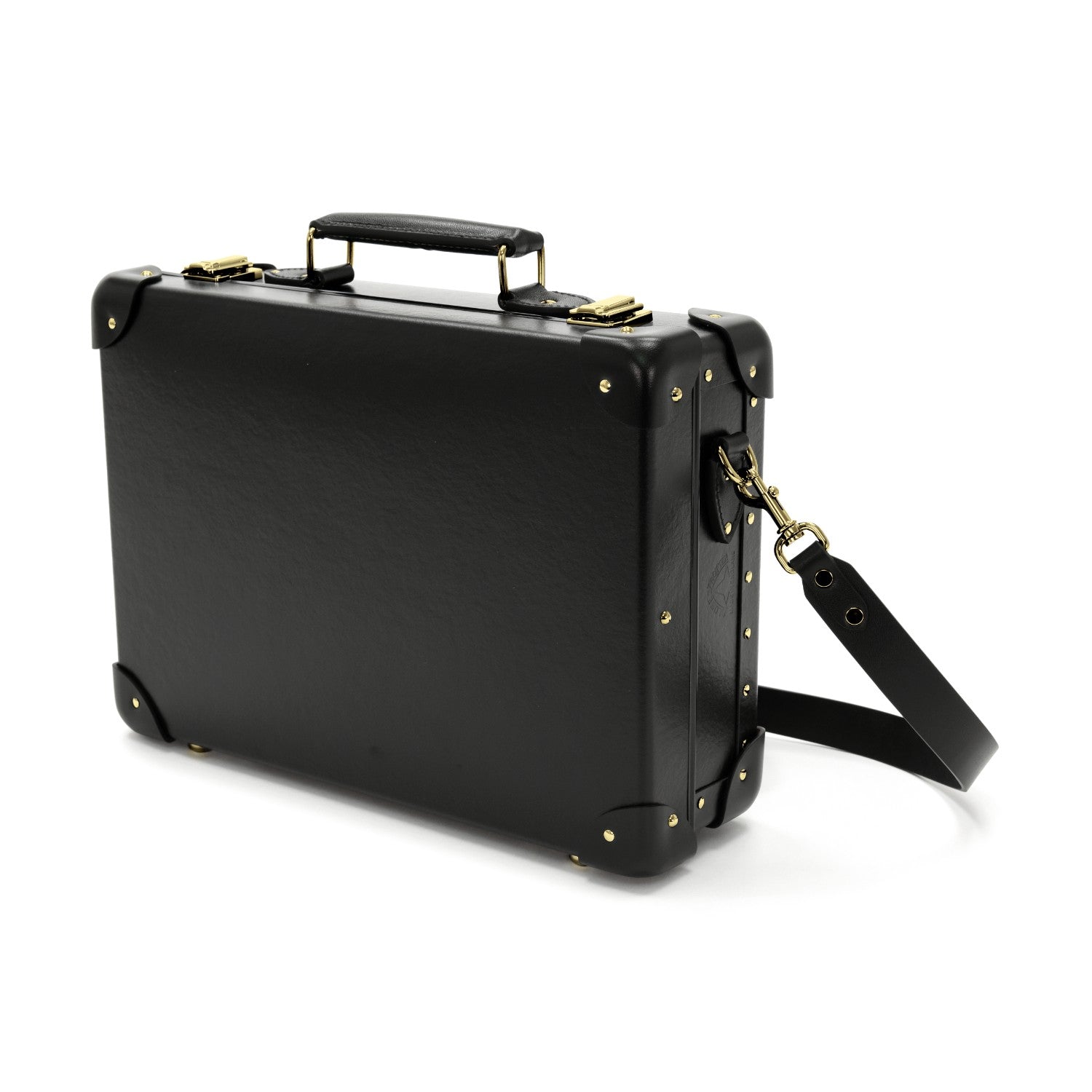 Centenary · Small Attaché | Black/Black/Gold - GLOBE-TROTTER