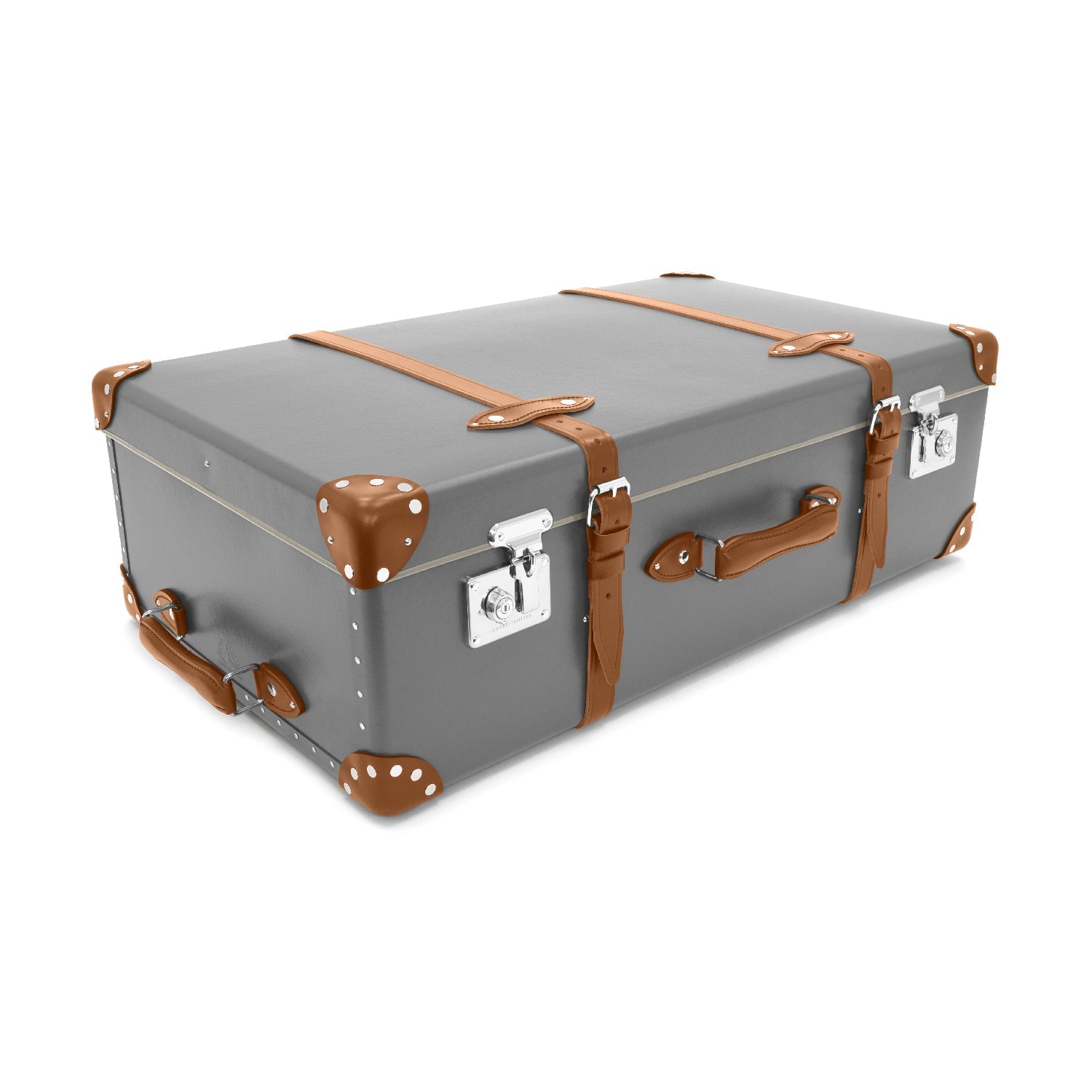 Centenary · XL Suitcase | Grey/Caramel - GLOBE-TROTTER