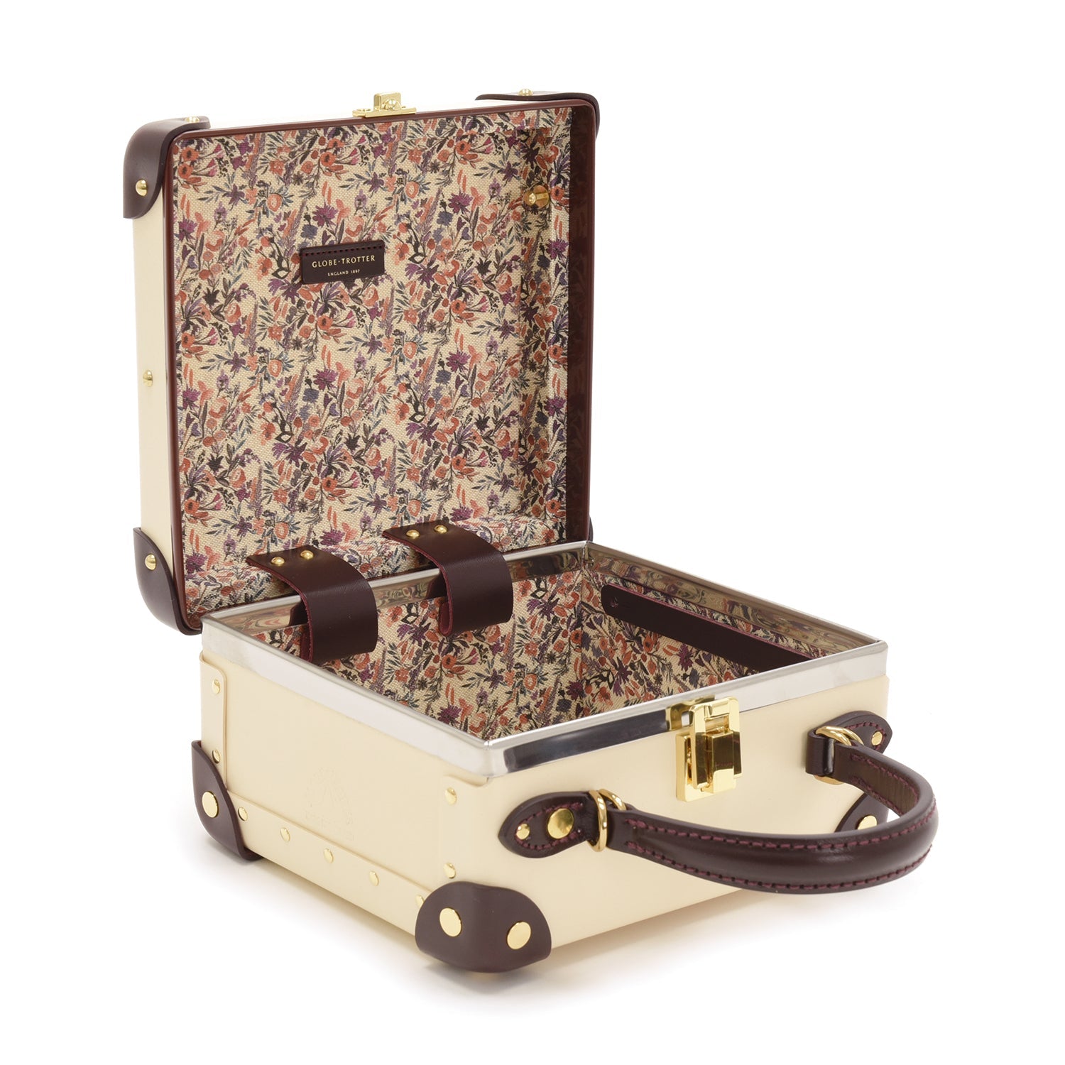 Chelsea Garden · London Square | Ivory/Burgundy - GLOBE-TROTTER