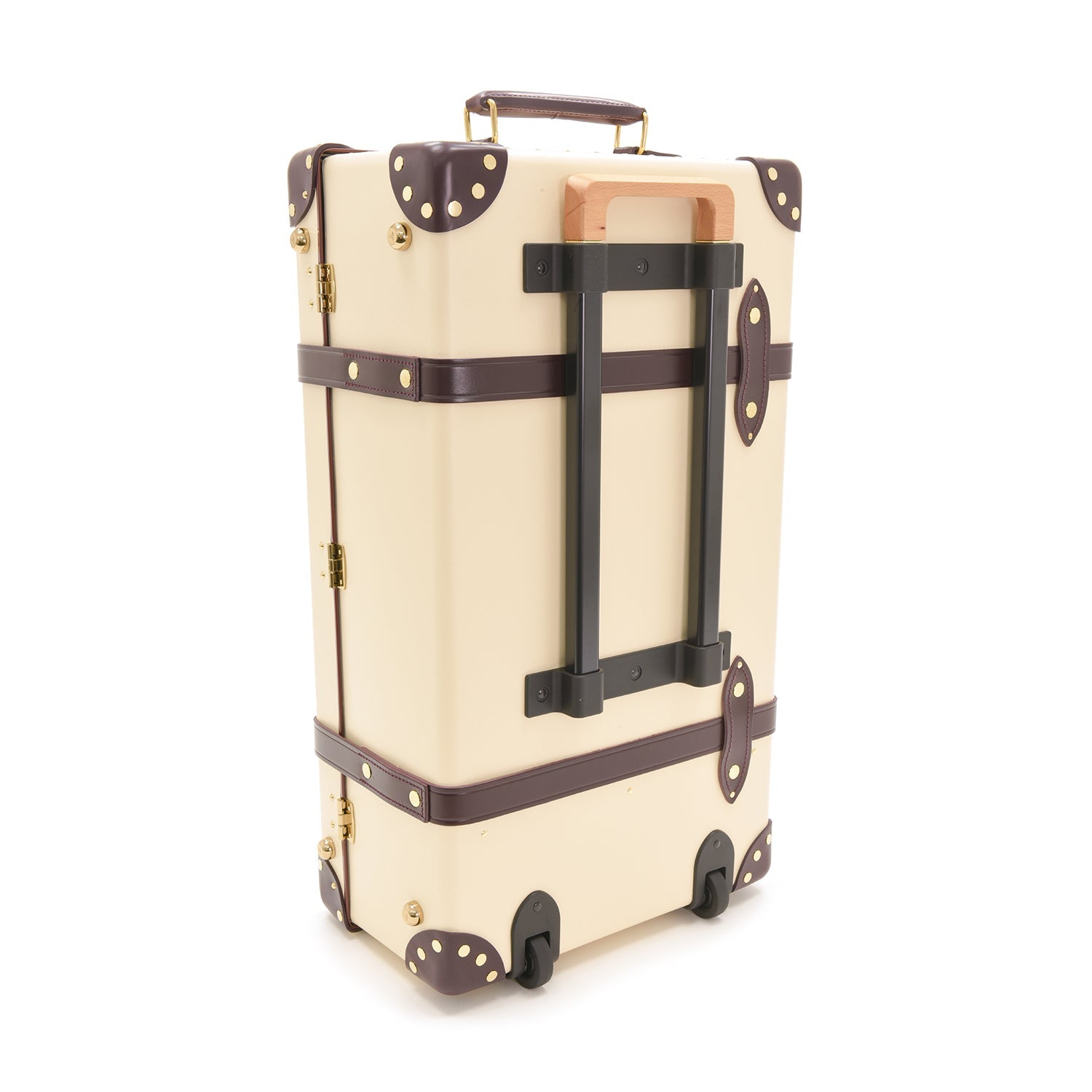 Chelsea Garden · Medium Check-In | Ivory/Burgundy - GLOBE-TROTTER