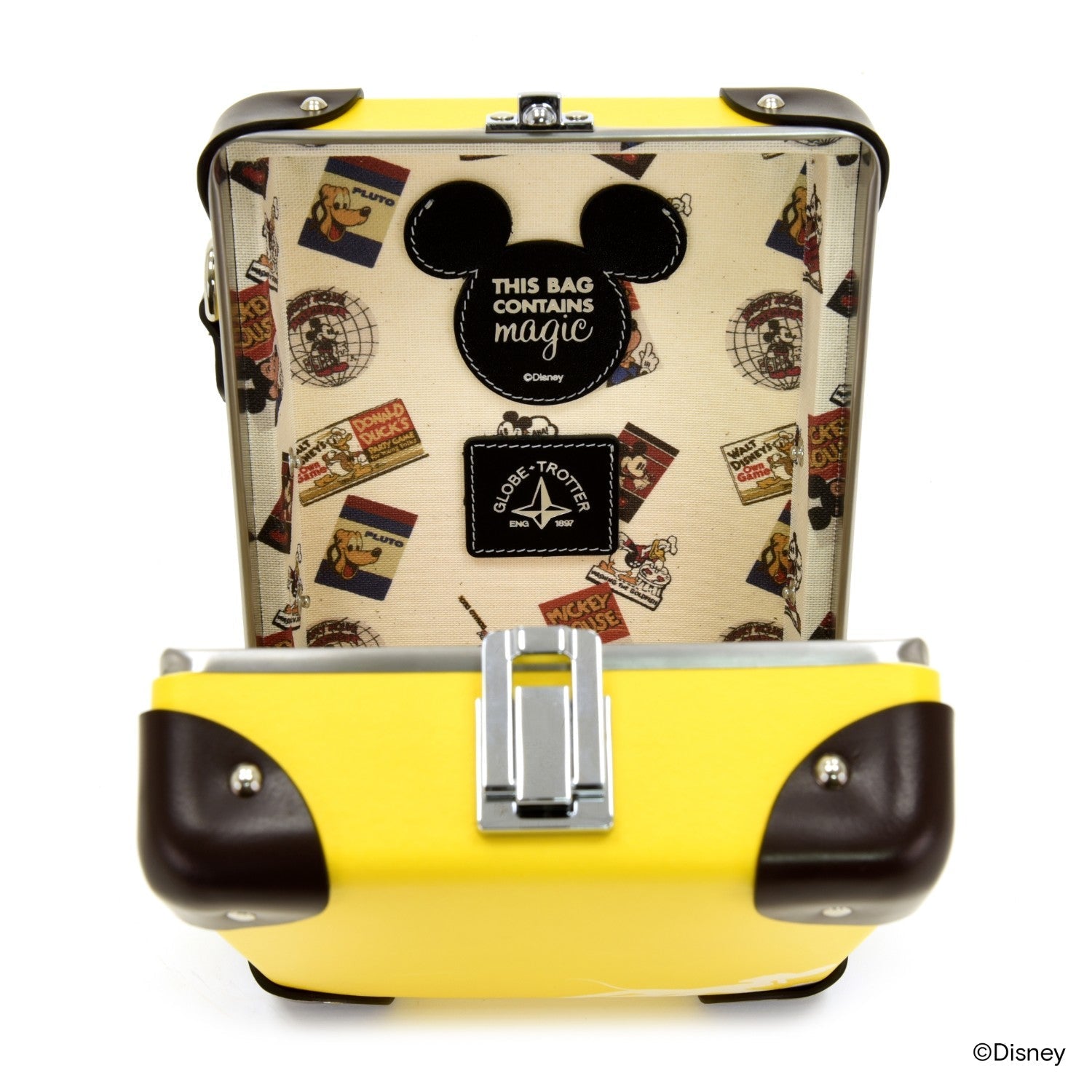 Disney - This Bag Contains Magic Collection · Messenger Case | Saffron/Chocolate - GLOBE-TROTTER