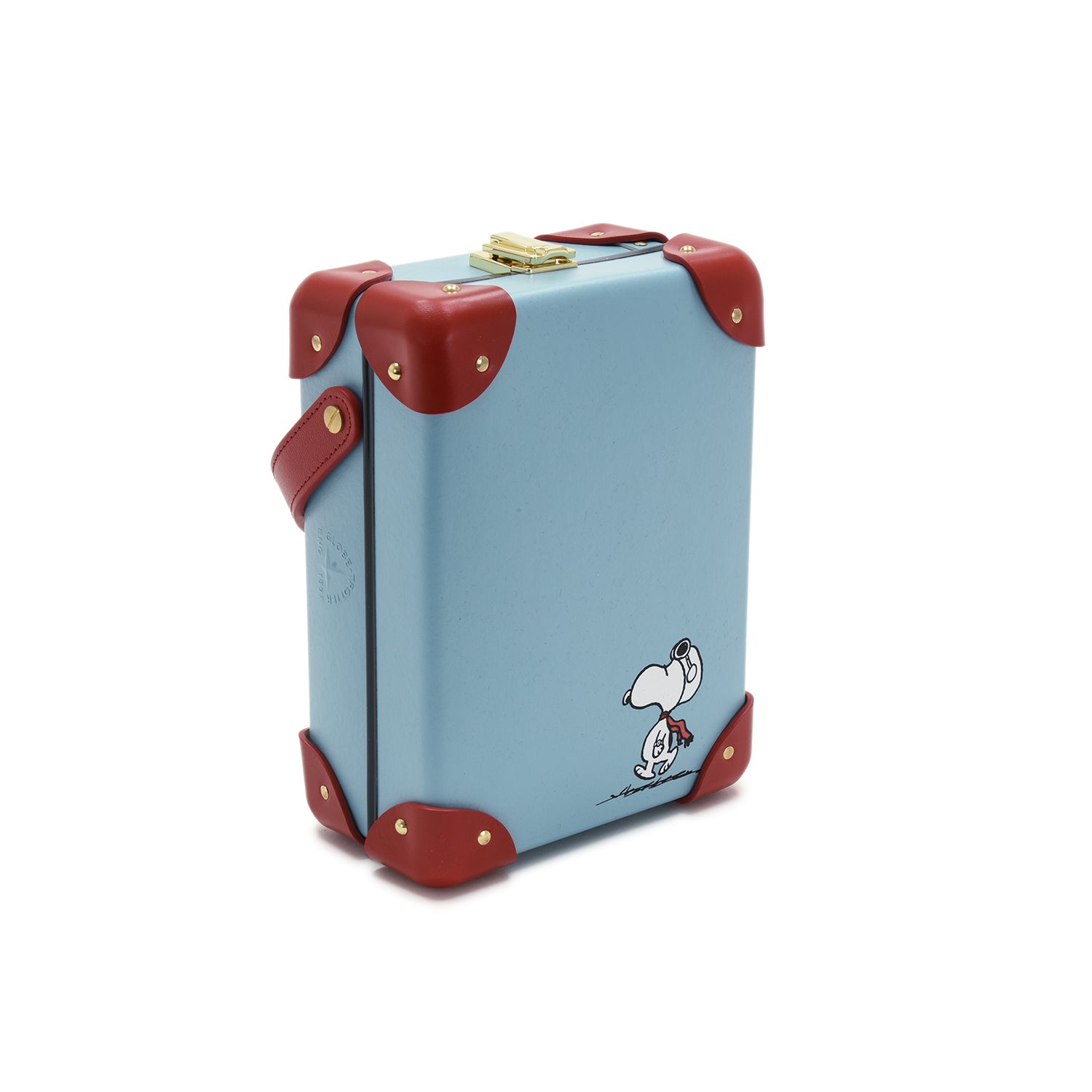 PEANUTS · 3-Slot Watch Case | Linus Blue/Red