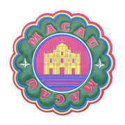 Leather Travel Sticker · Macau - GLOBE-TROTTER