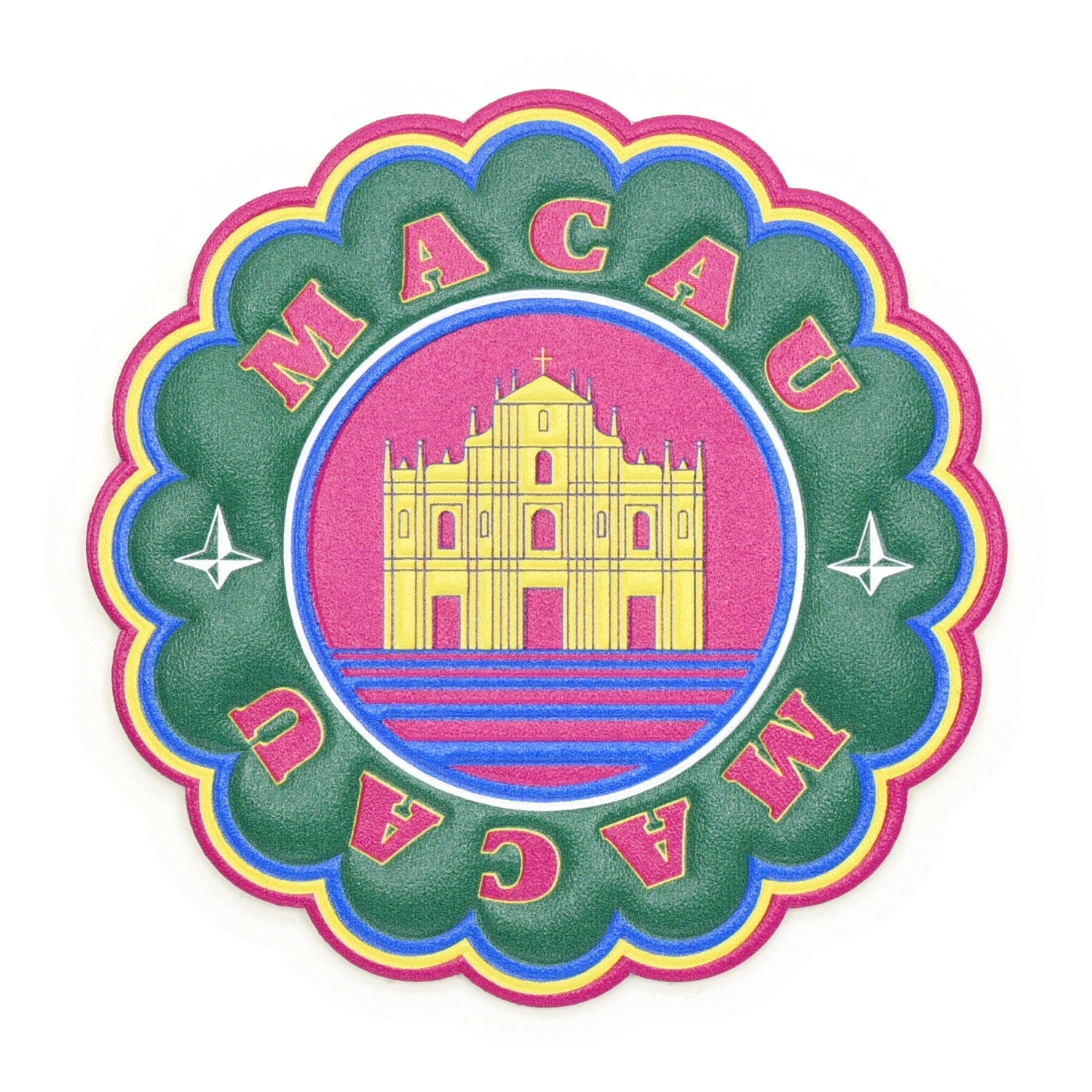 Leather Travel Sticker · Macau - GLOBE-TROTTER