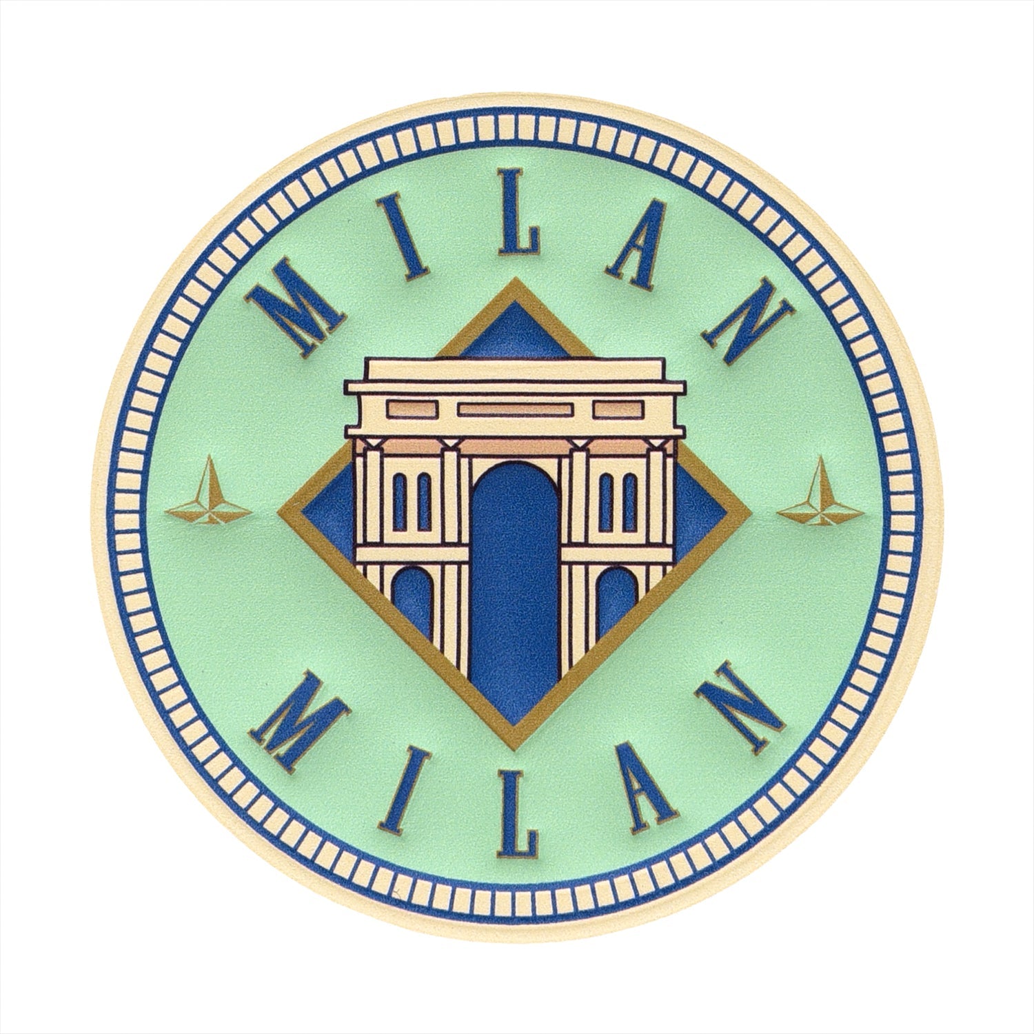 Leather Travel Sticker · Milan - GLOBE-TROTTER