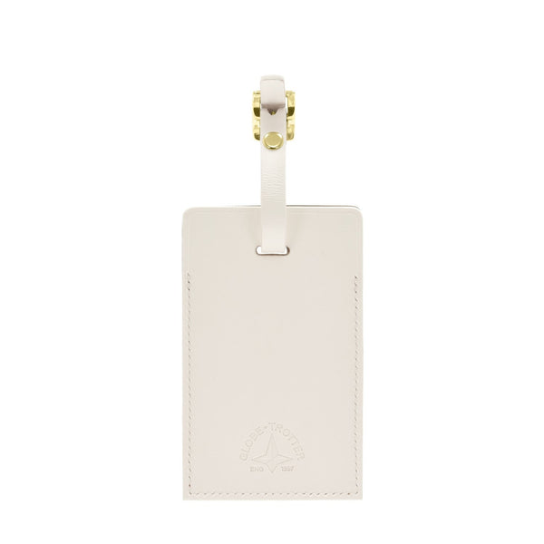 White 2025 leather luggage