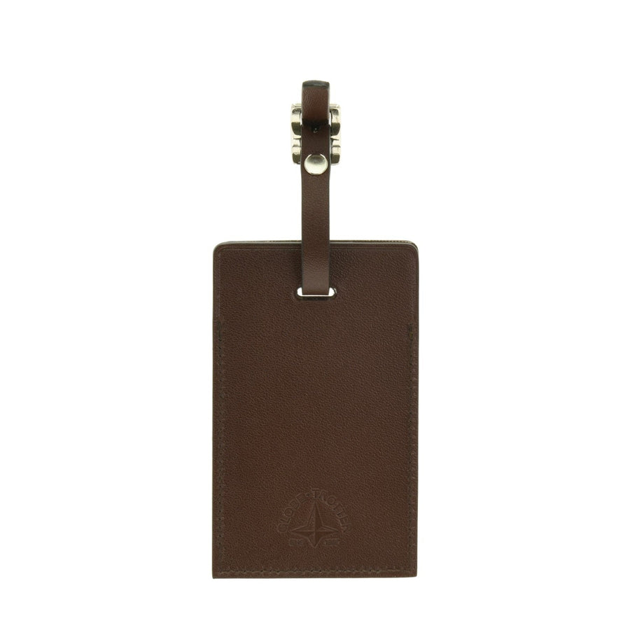 Centenary · Luggage Tag | Brown/Nickel – first image