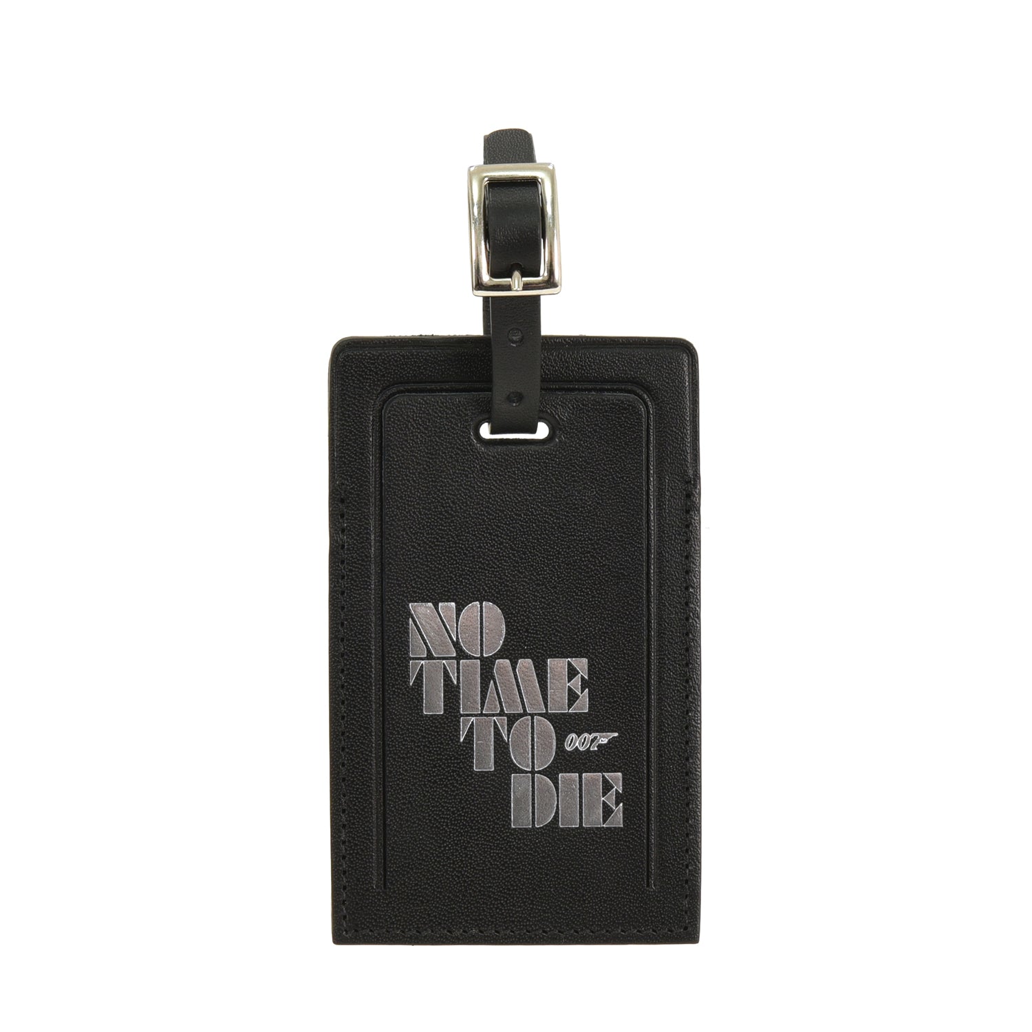 NO TIME TO DIE Luggage Collection · Luggage Tag | Black - GLOBE-TROTTER