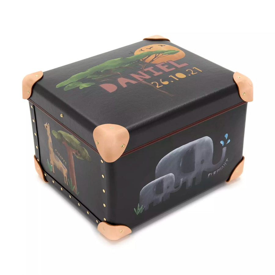 Occasions · Custom Children's Keepsake Box | Safari - Brown/Natural – first image