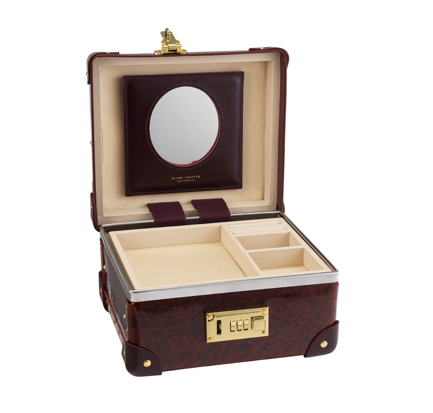 Orient · Jewellery Case | Urushi/Burgundy - GLOBE-TROTTER