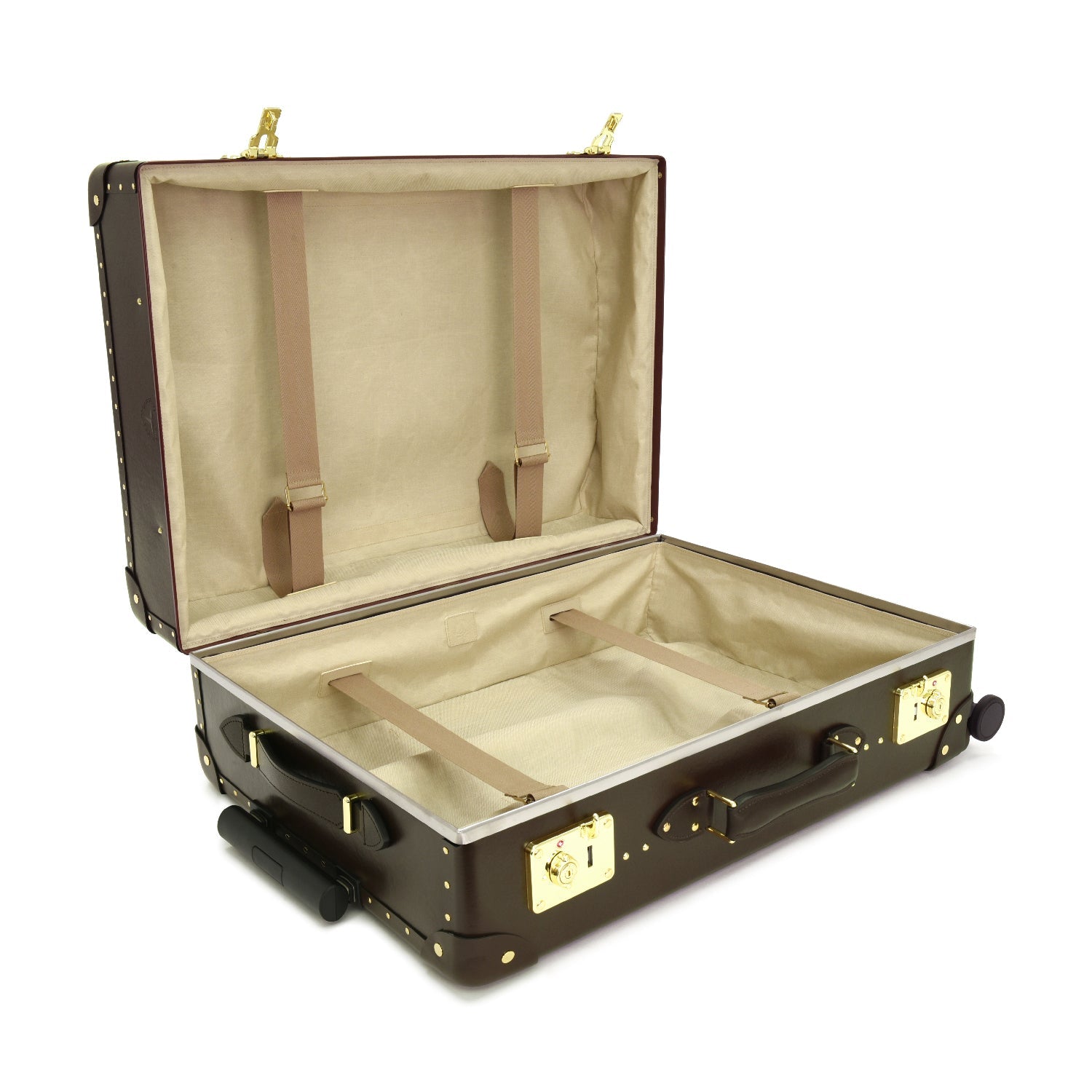 Original · Large Check-In - 4 Wheels | Brown/Brown - GLOBE-TROTTER