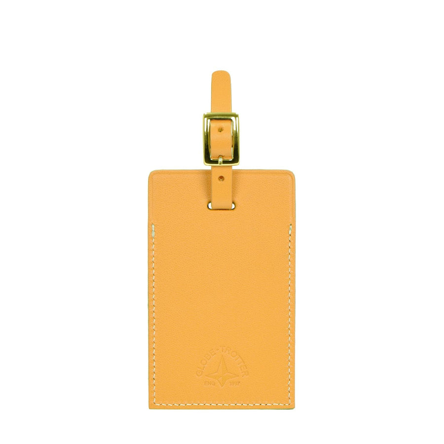 Palm Springs · Luggage Tag | Warm Yellow/Cobalt/Gold – first image
