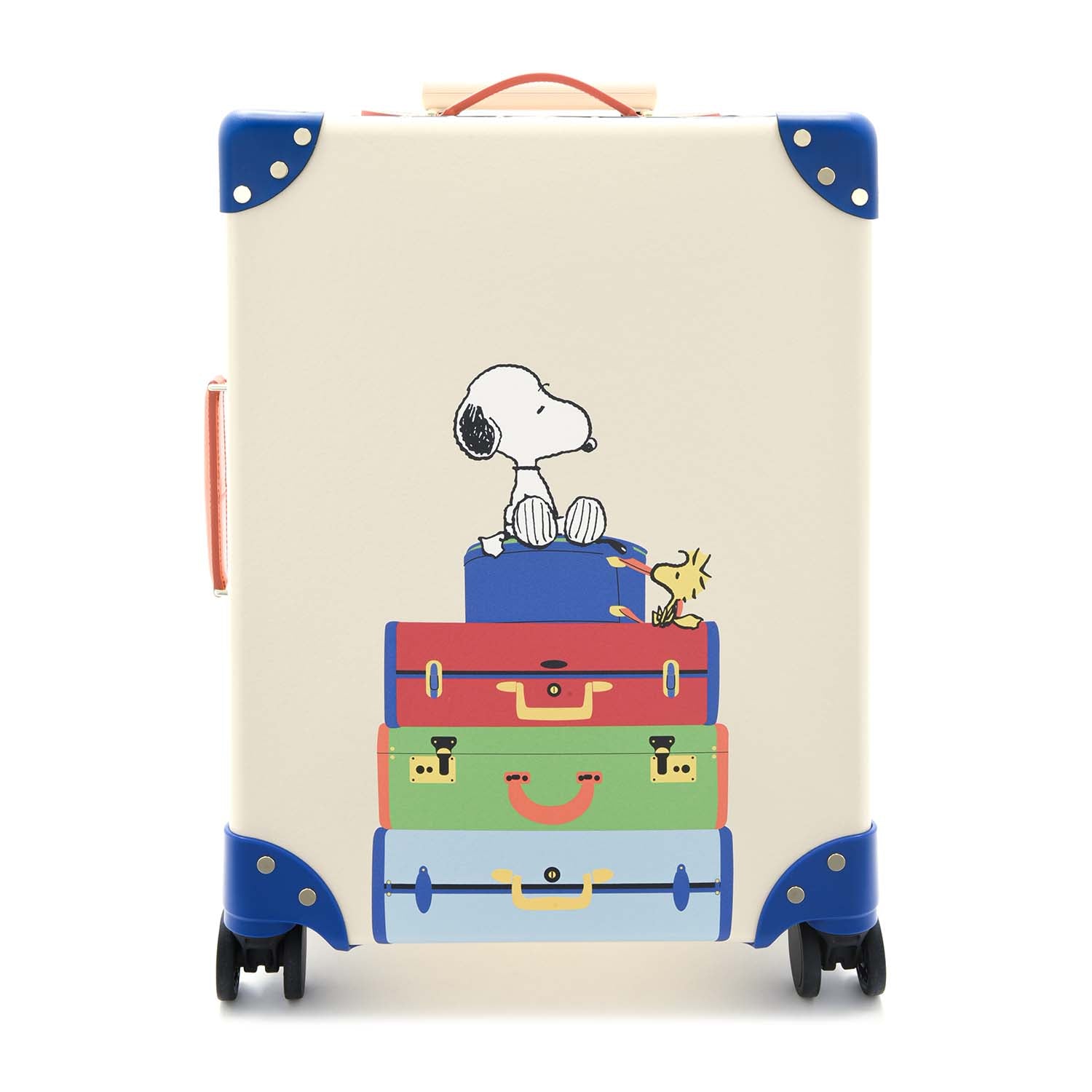 Peanuts · Carry-On - 4 Wheels | Ivory/Blue - GLOBE-TROTTER