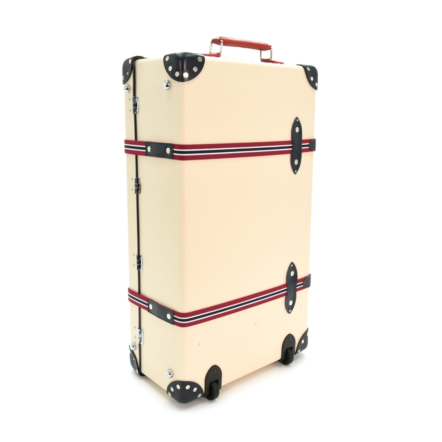 St. Moritz · Large Suitcase | Ivory/Navy & Red - GLOBE-TROTTER