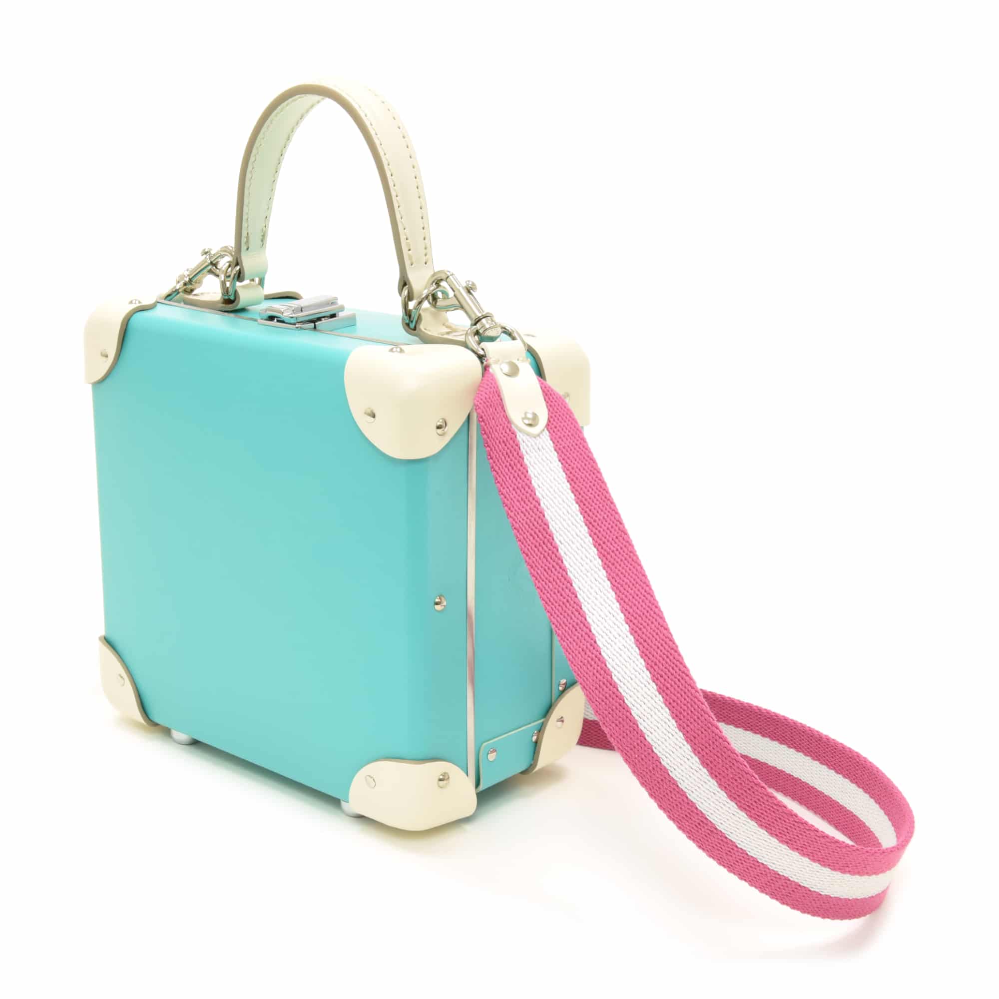 The London Square Collection · Shoulder Strap | Pink/White - GLOBE-TROTTER